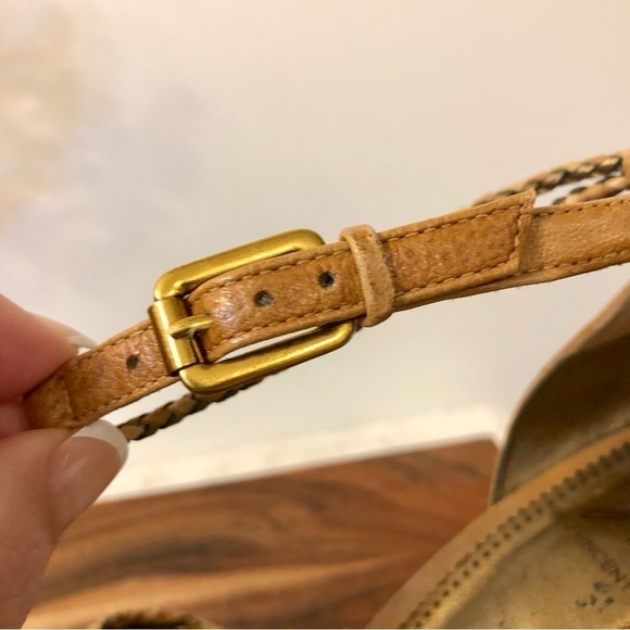 J Vincent Woven Leather Platform Heels - Picture 6 of 12